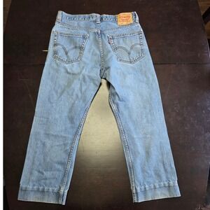 Levi Strauss Co 505 Jeans Mens 34x30 Light Wash Regular Fit Denim